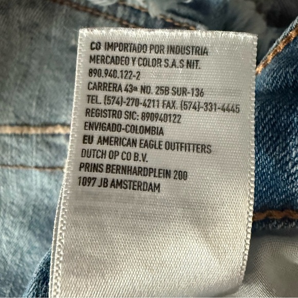 American Eagle Outfitters Hi-Rise Festival Distressed Denim Shorts – Size 4 - Picture 7 of 11